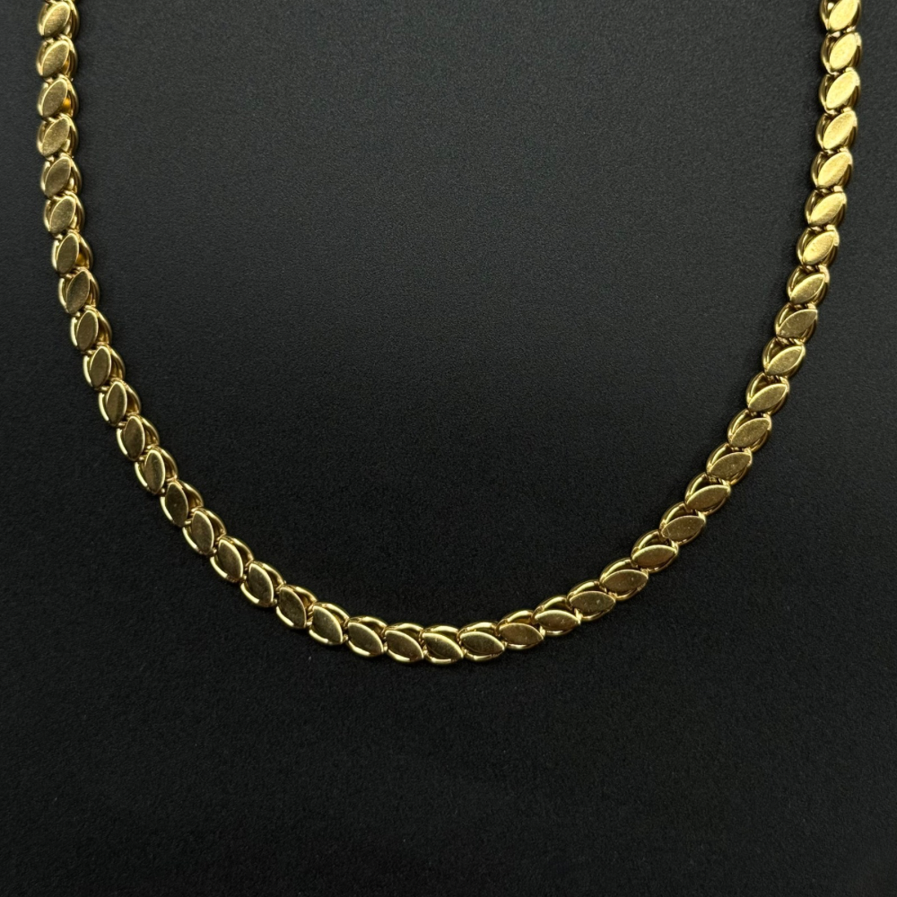 Gold Makas Zincir Çelik Kolye
