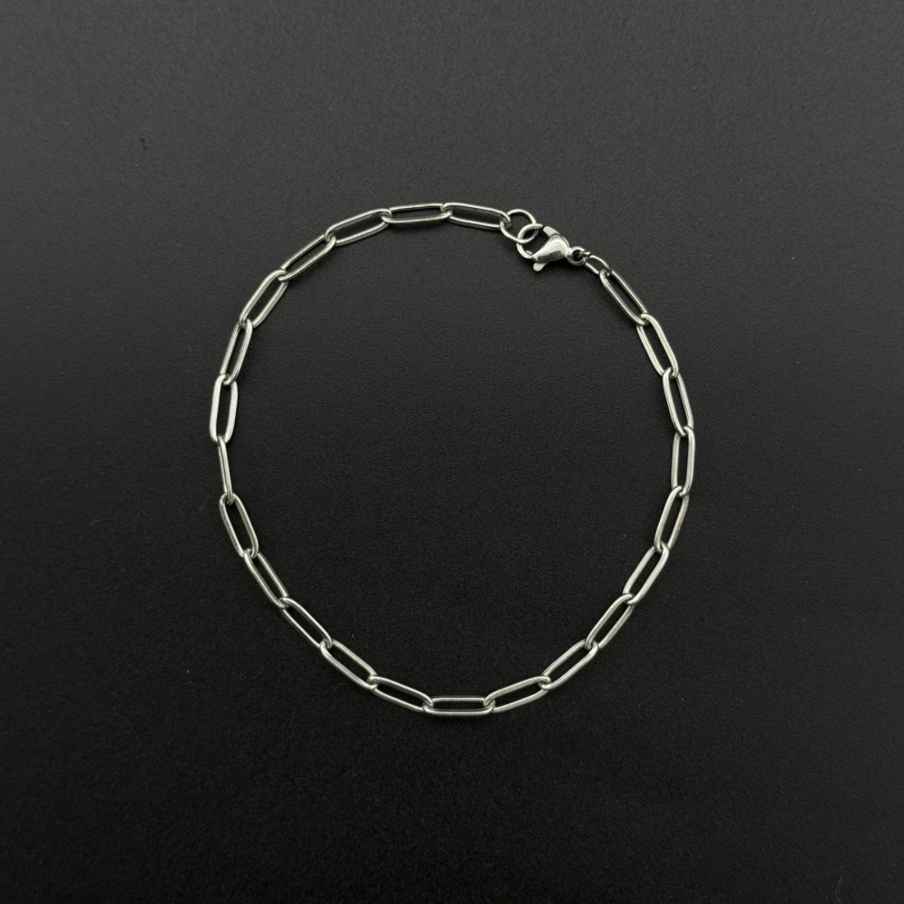 Paperclip Çelik Bileklik